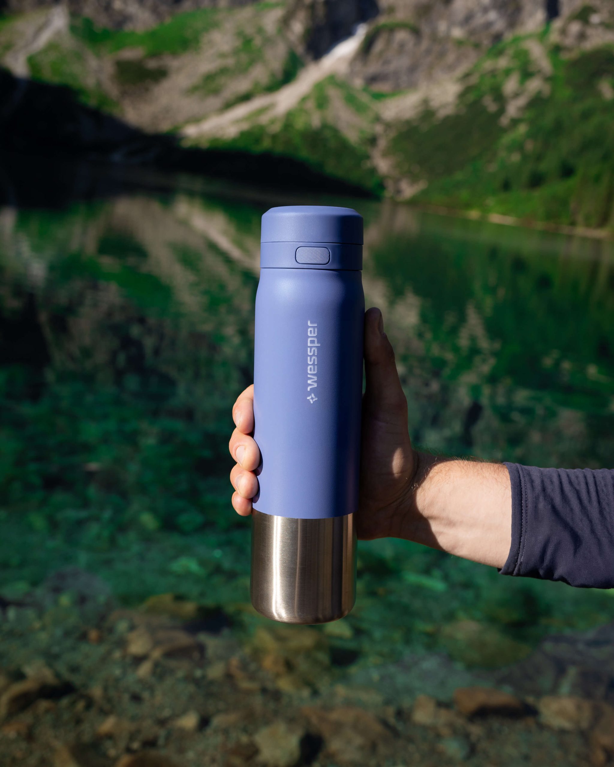 Butelka filtrująca Wessper B2 STAINLESS STEEL Actitex™ 1000 ml Butelka filtrująca Wessper B2 STAINLESS STEEL Actitex™ 700 ml