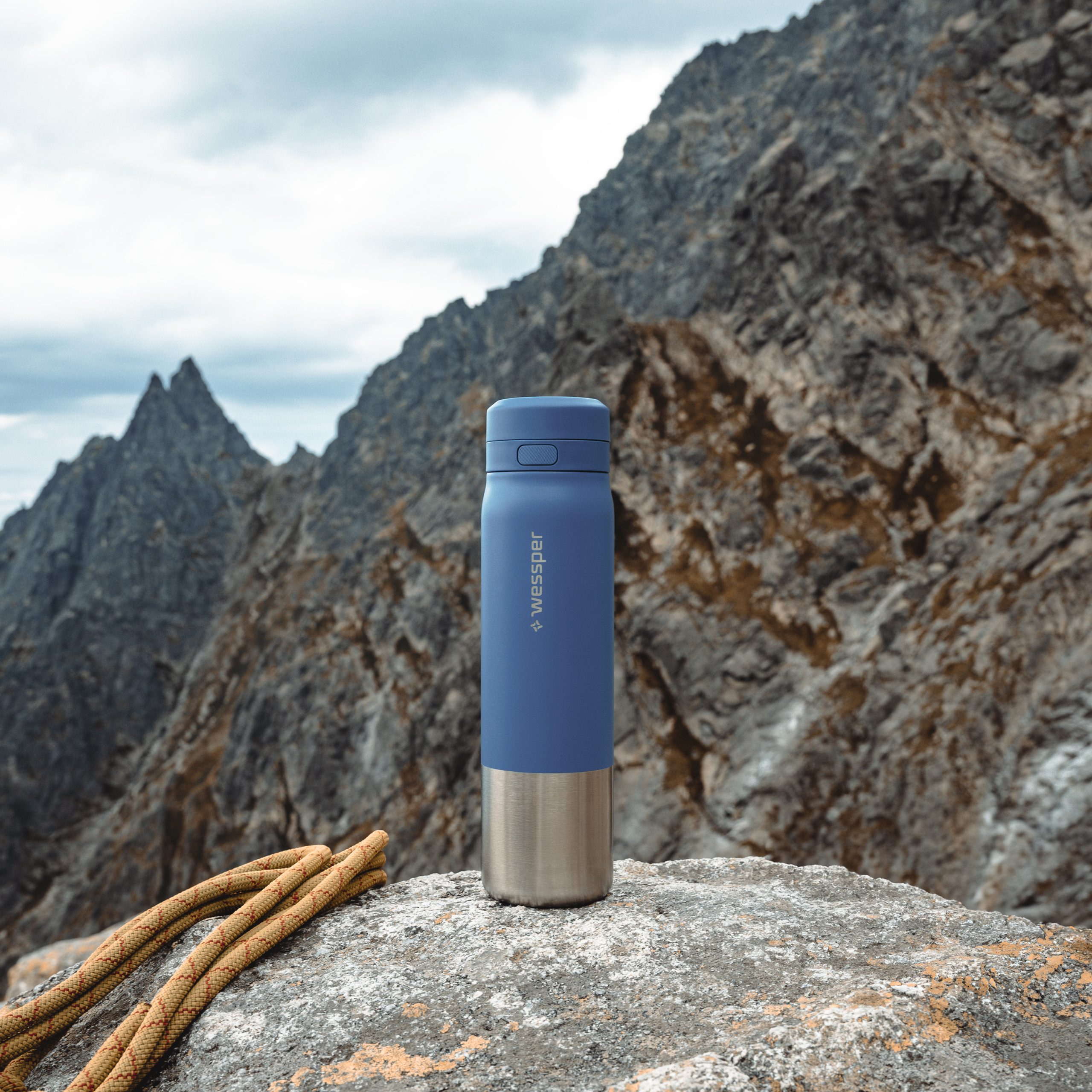 Butelka filtrująca Wessper B2 STAINLESS STEEL Actitex™ 1000 ml Butelka filtrująca Wessper B2 STAINLESS STEEL Actitex™ 1000 ml