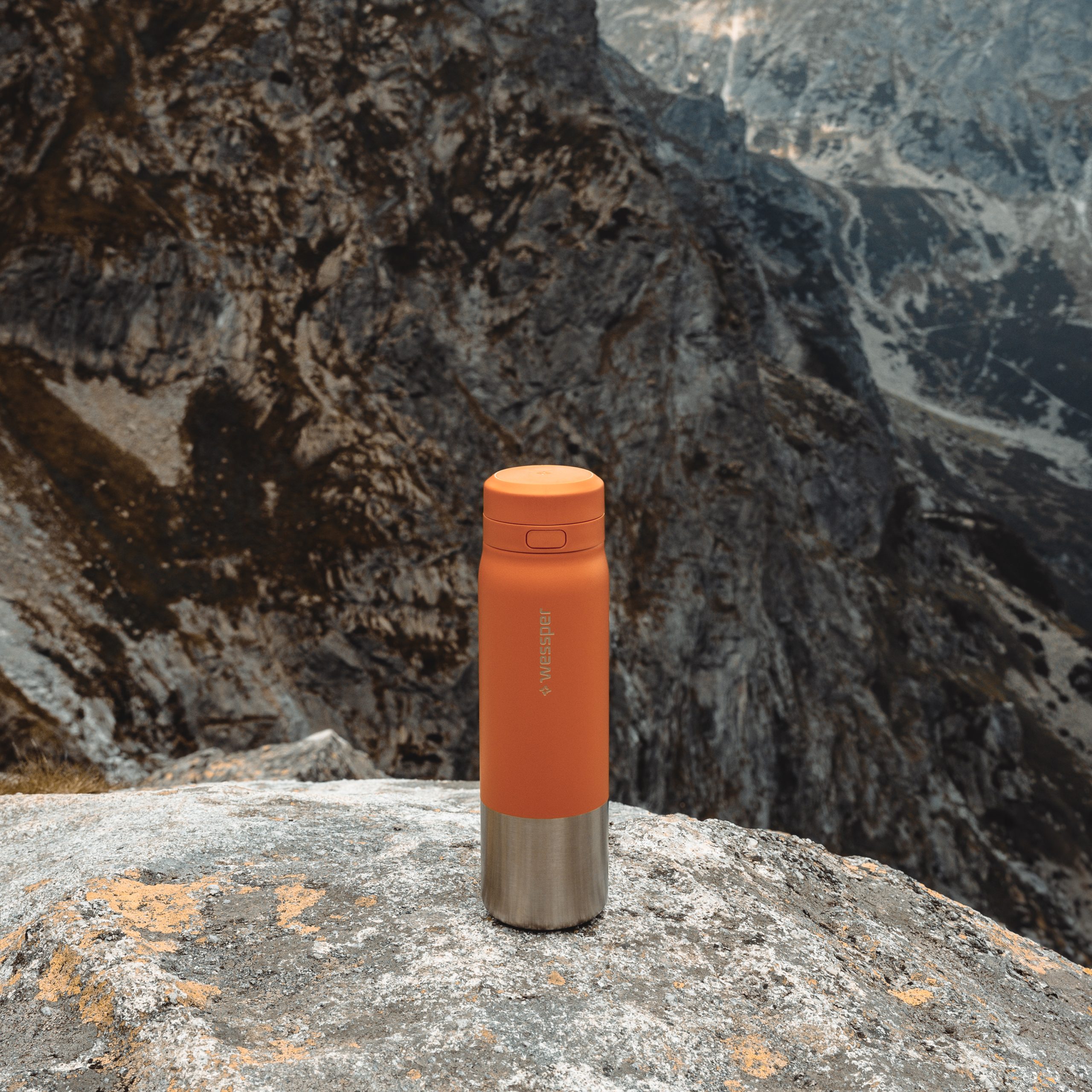 Butelka filtrująca Wessper B2 STAINLESS STEEL Actitex™ 1000 ml Butelka filtrująca Wessper B2 STAINLESS STEEL Actitex™ 1000 ml