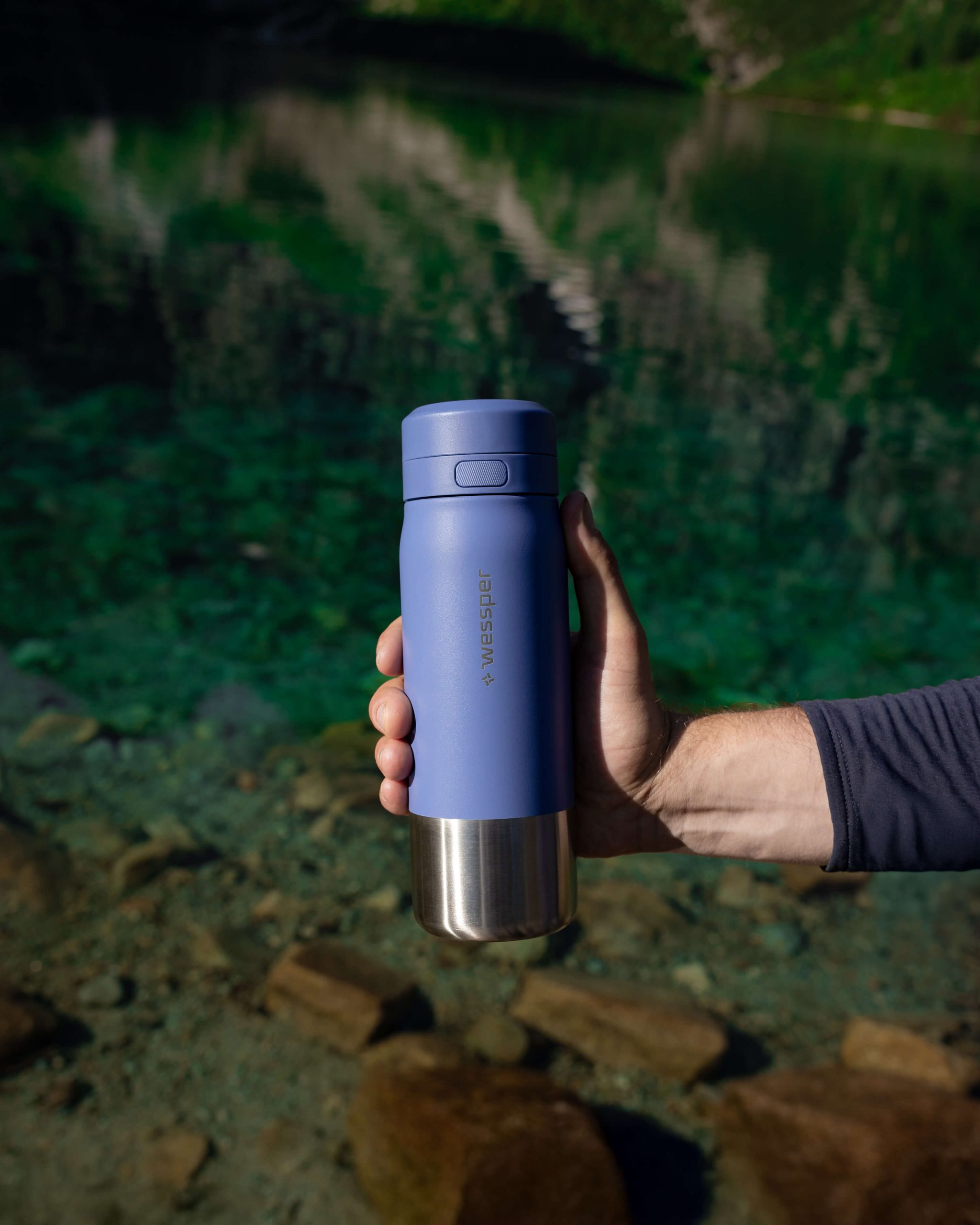 Butelka filtrująca Wessper B2 STAINLESS STEEL Actitex™ 700 ml Butelka filtrująca Wessper B2 STAINLESS STEEL Actitex™ 700 ml