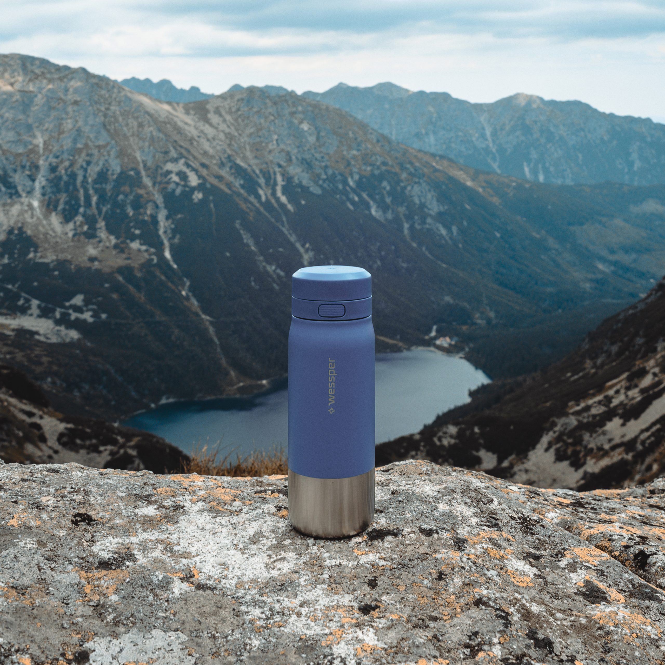 Butelka filtrująca Wessper B2 STAINLESS STEEL Actitex™ 700 ml Butelka filtrująca Wessper B2 STAINLESS STEEL Actitex™ 700 ml