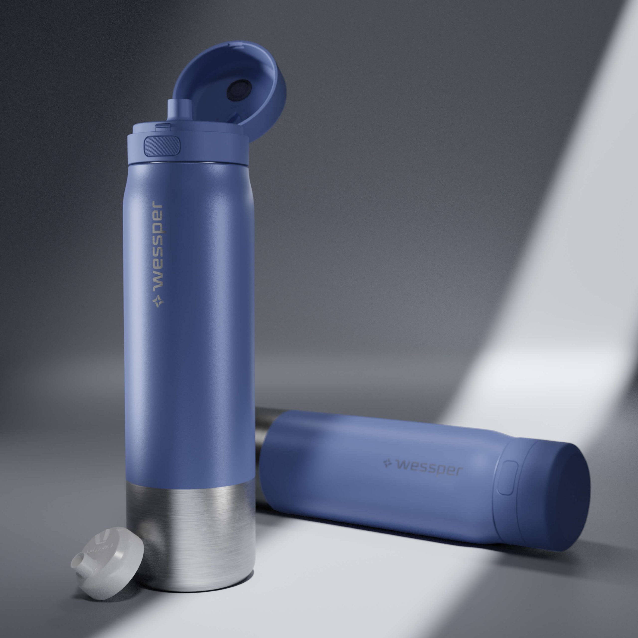 Butelka filtrująca Wessper B2 STAINLESS STEEL Actitex™ 1000 ml Butelka filtrująca Wessper B2 STAINLESS STEEL Actitex™ 1000 ml