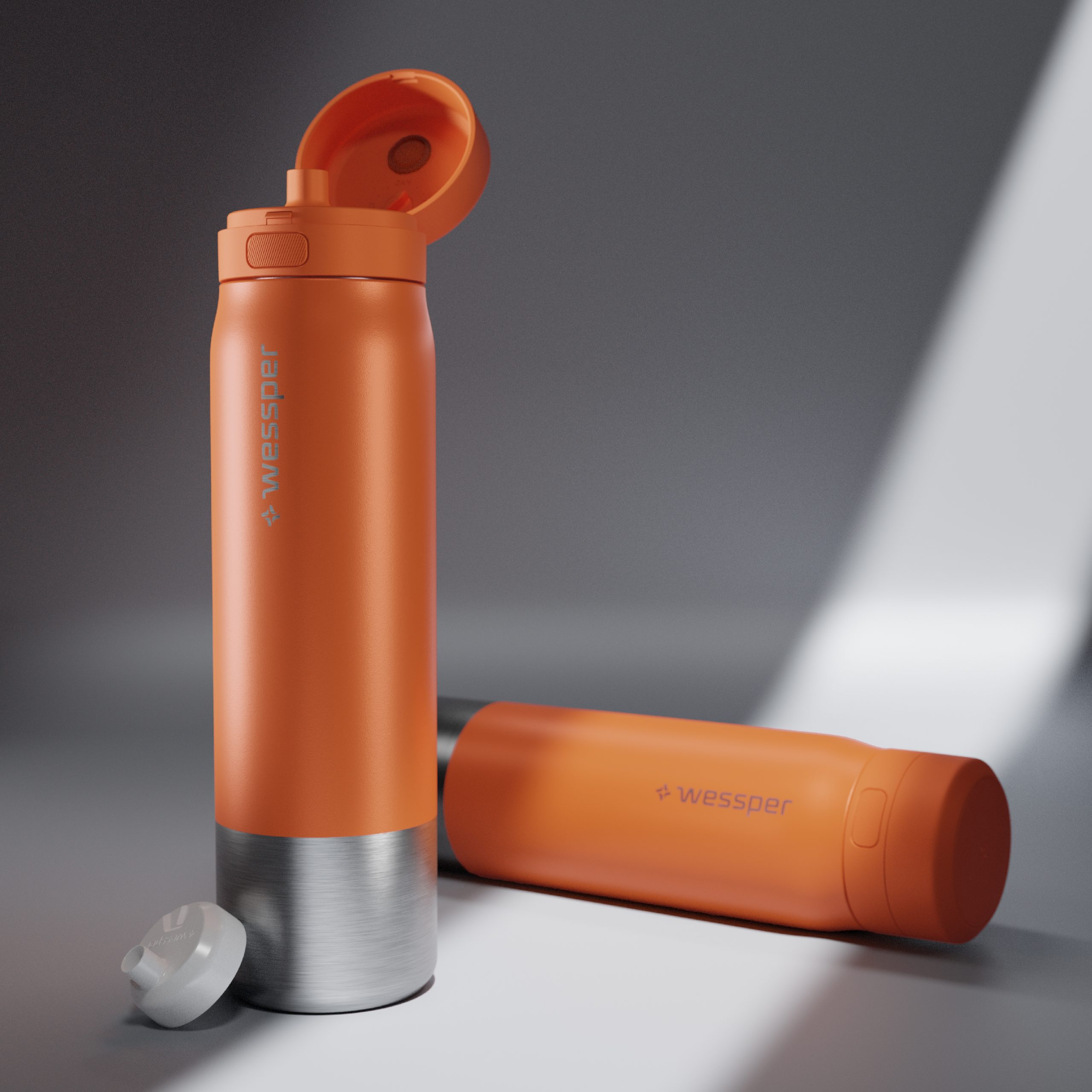 Butelka filtrująca Wessper B2 STAINLESS STEEL Actitex™ 1000 ml Butelka filtrująca Wessper B2 STAINLESS STEEL Actitex™ 1000 ml