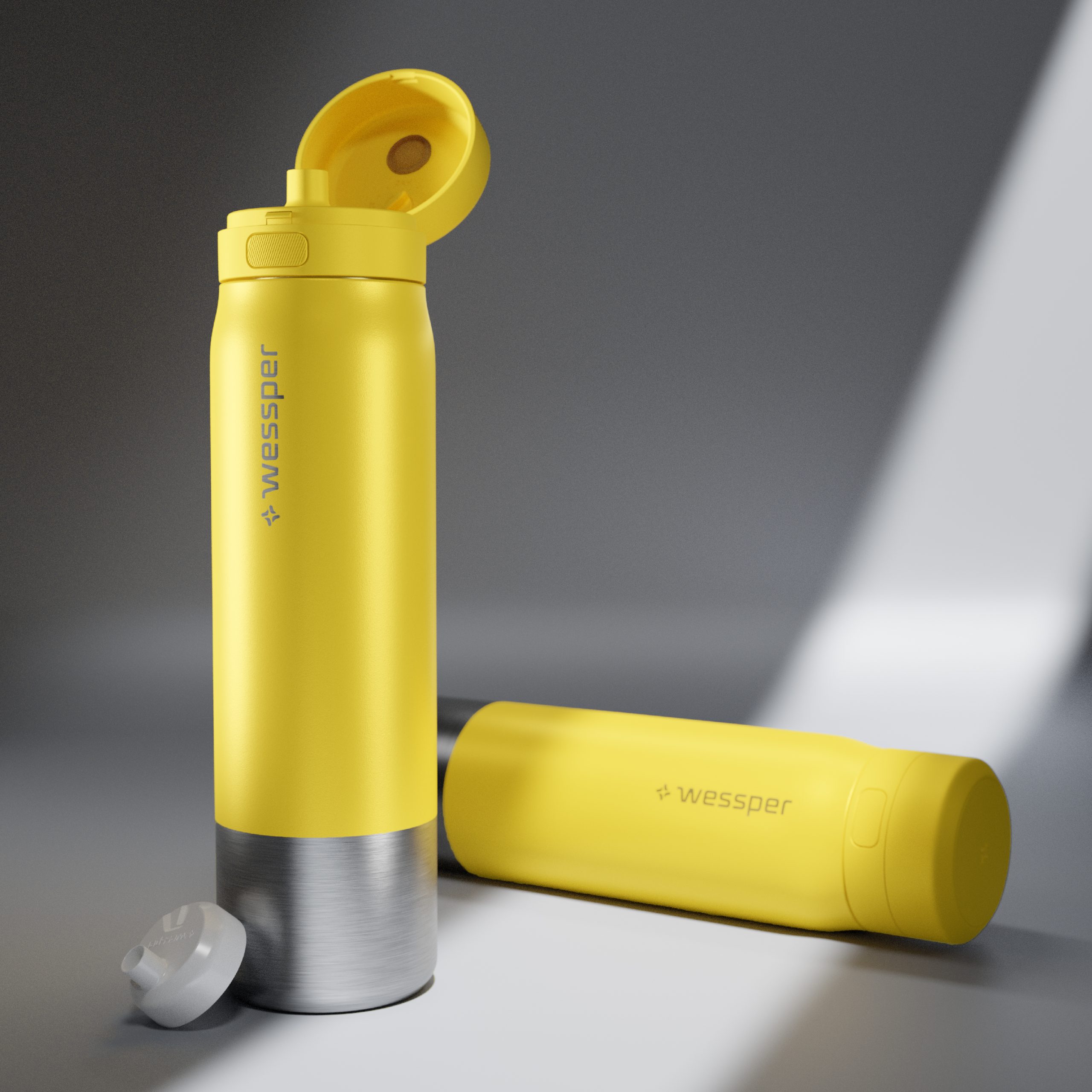 Butelka filtrująca Wessper B2 STAINLESS STEEL Actitex™ 1000 ml Butelka filtrująca Wessper B2 STAINLESS STEEL Actitex™ 1000 ml