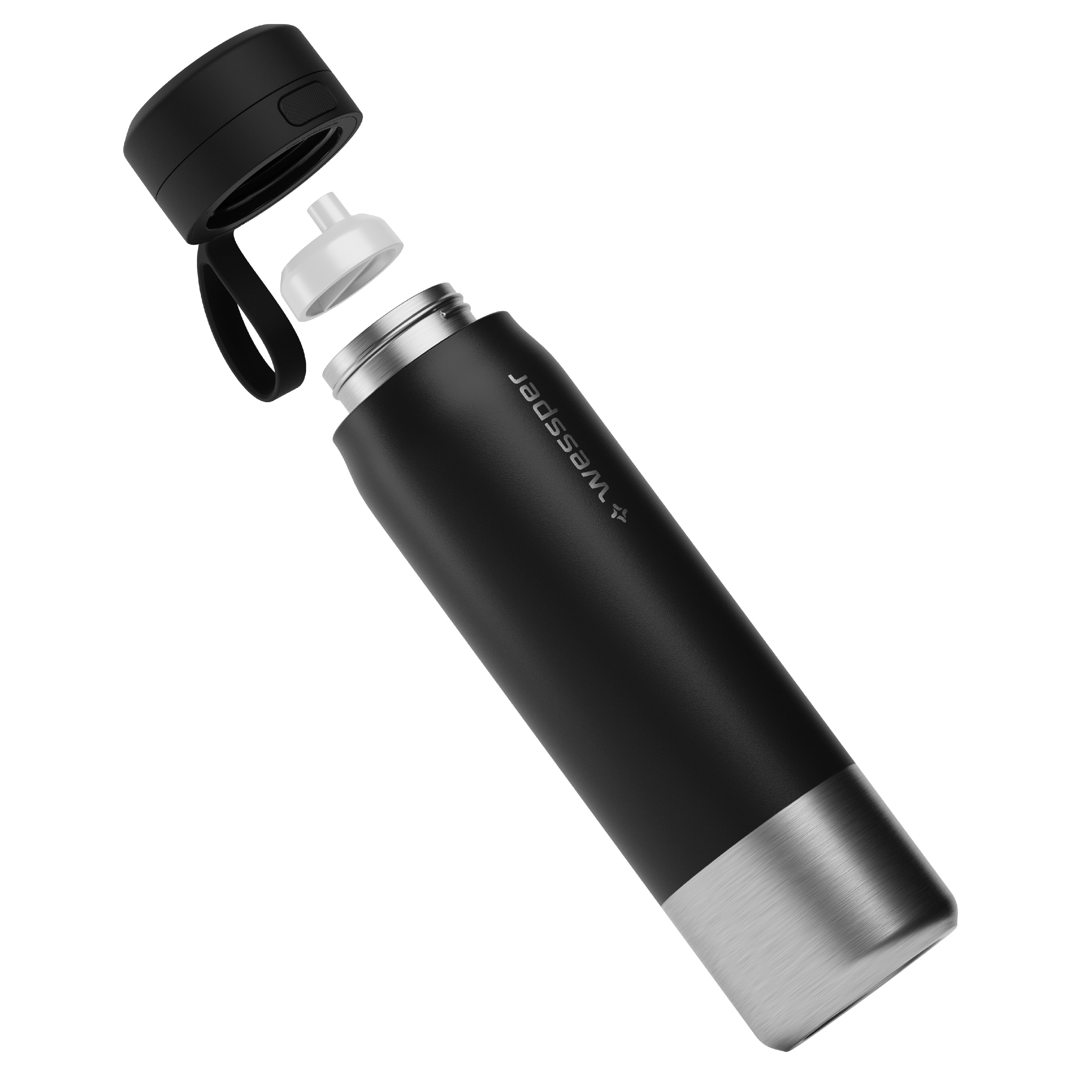 Butelka filtrująca Wessper B2 STAINLESS STEEL Actitex™ 1000 ml Butelka filtrująca Wessper B2 STAINLESS STEEL Actitex™ 1000 ml