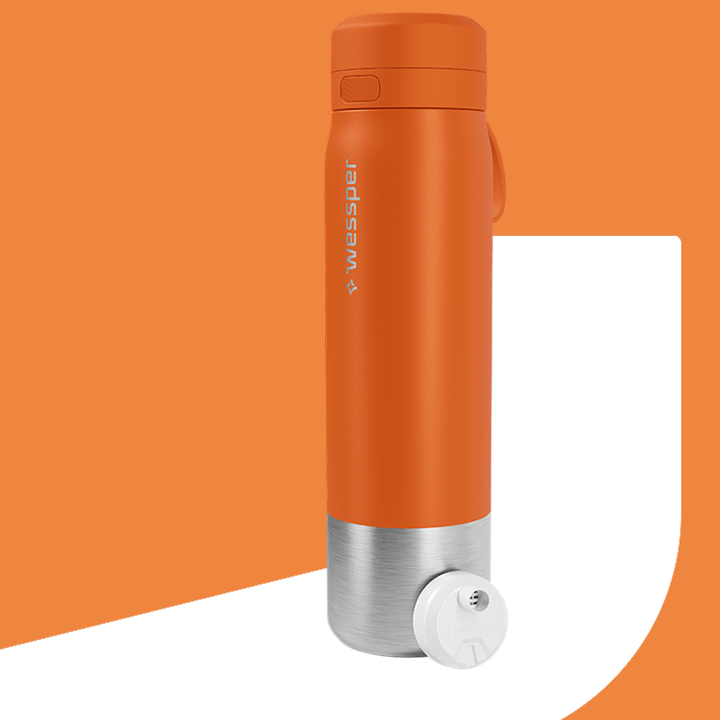 Butelka filtrująca Wessper B2 STAINLESS STEEL Actitex™ 1000 ml Butelka filtrująca Wessper B2 STAINLESS STEEL Actitex™ 1000 ml