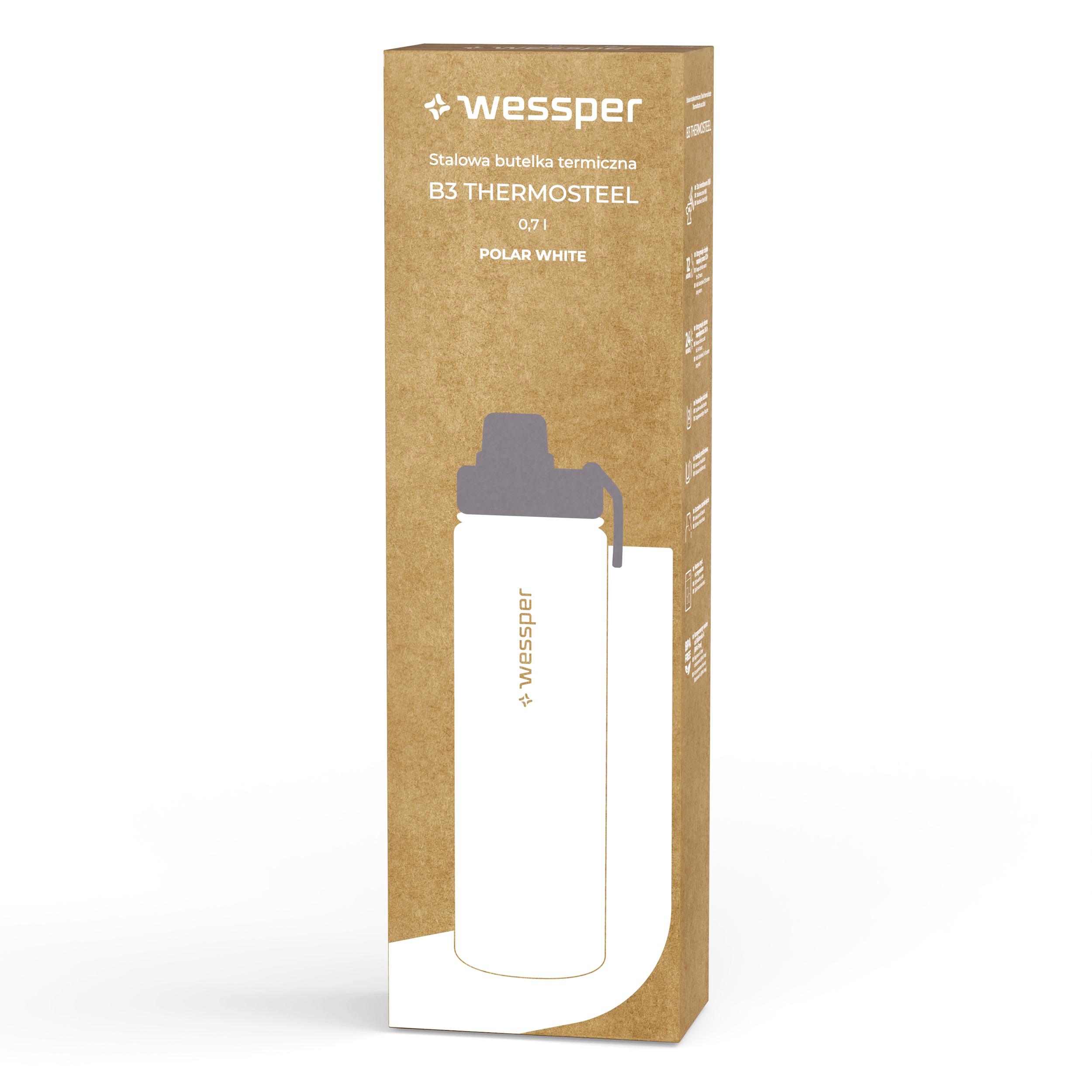 B3 Thermosteel butelka termiczna Wessper 700 ml B3 Thermosteel butelka termiczna Wessper 700 ml