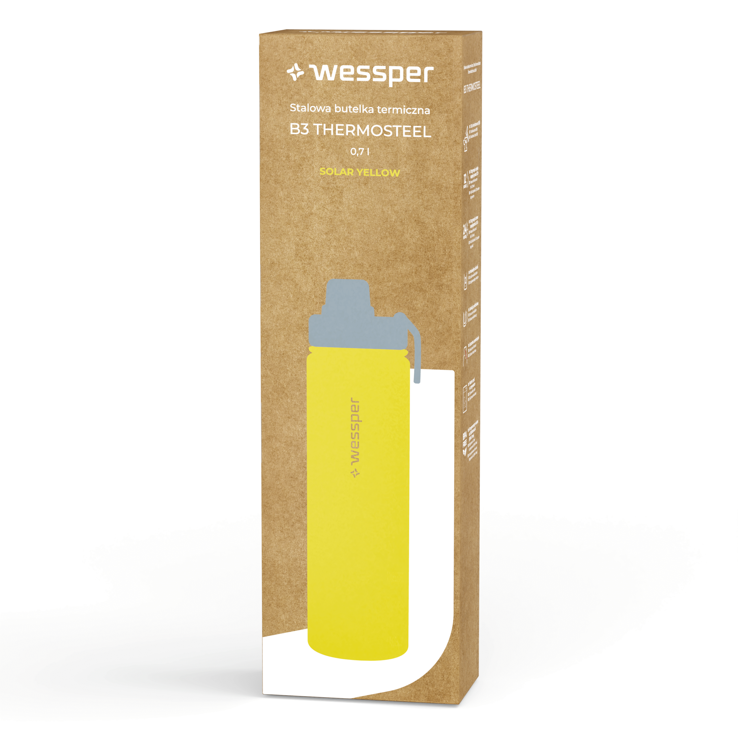 B3 Thermosteel butelka termiczna Wessper 700 ml B3 Thermosteel butelka termiczna Wessper 700 ml