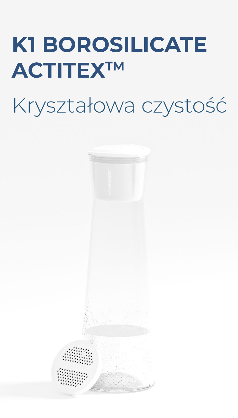 Wessper K1 Borosilicate karafka filtrująca