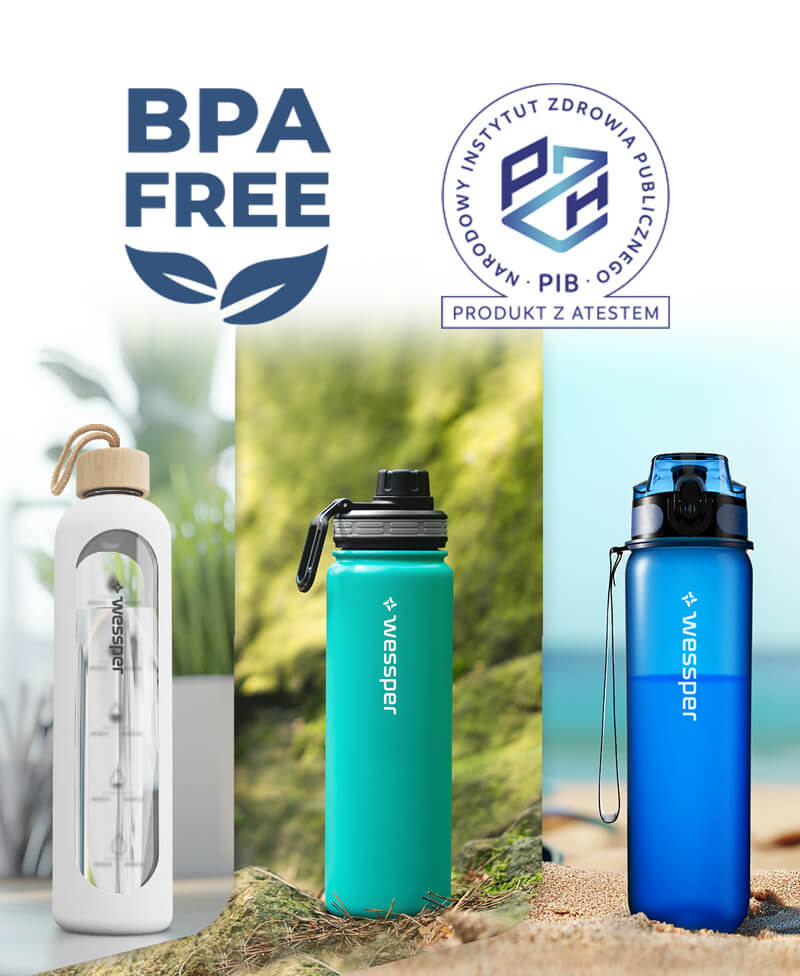 Butelki Wessper wolne od BPA (BPA Free)