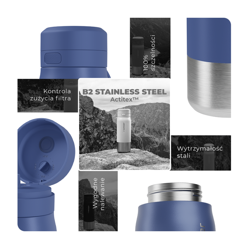 B2 Stainless Steel Actitex elementy