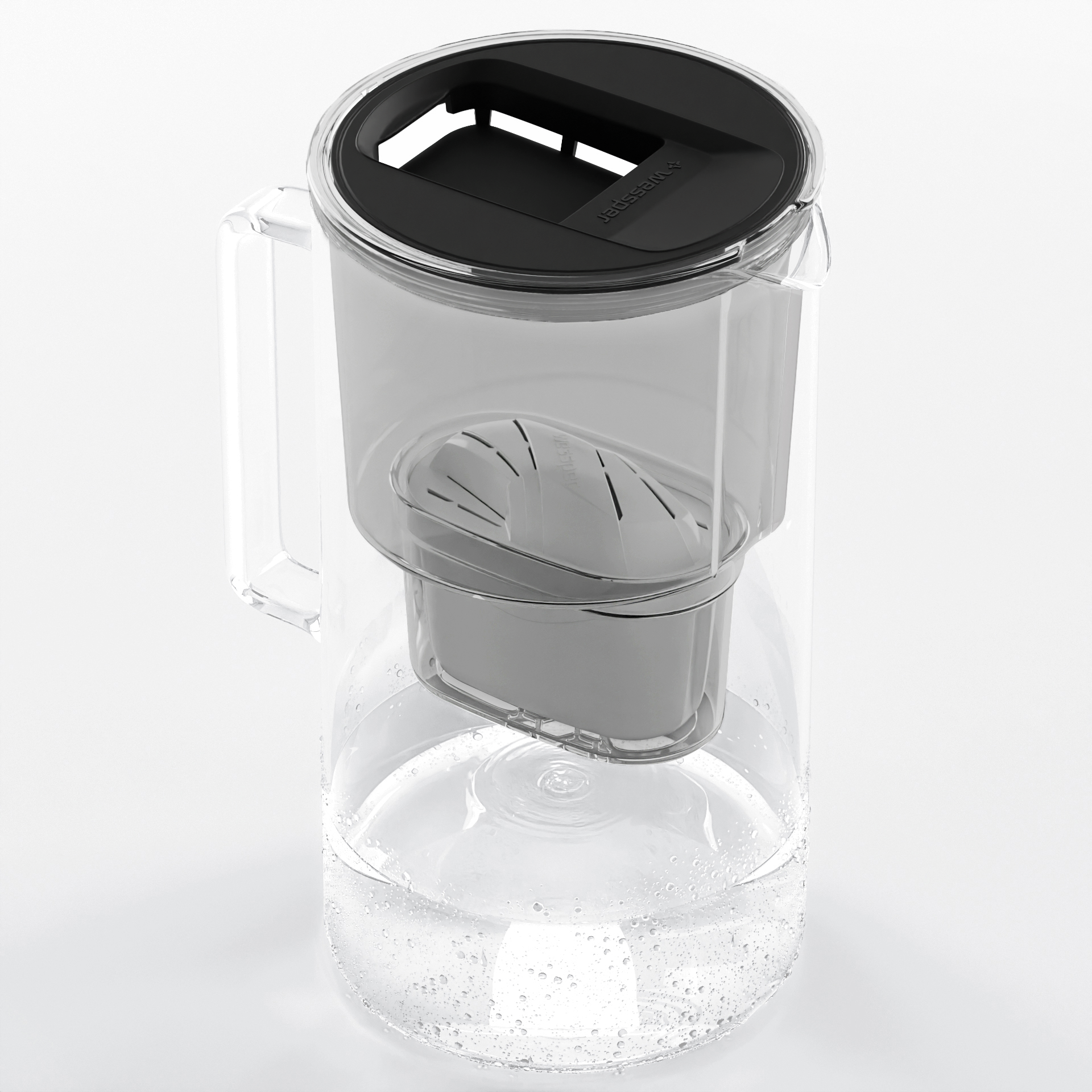 Dzbanek filtrujący Wessper D2 Borosilicate futureflow