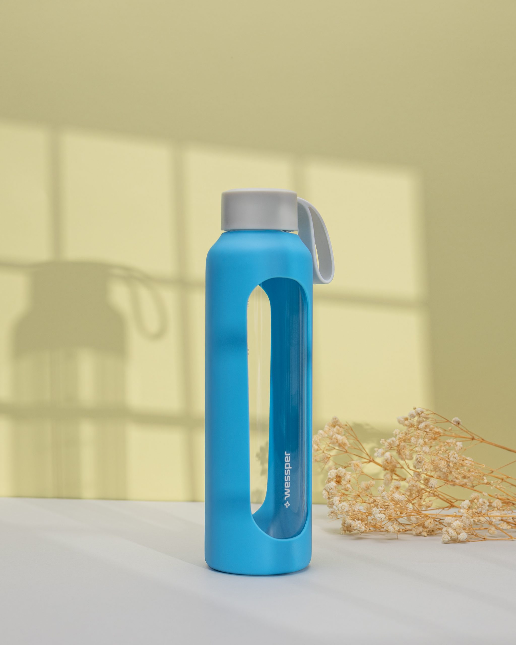 Butelka motywacyjna Wessper B1 BOROSILICATE Ocean 500 ml