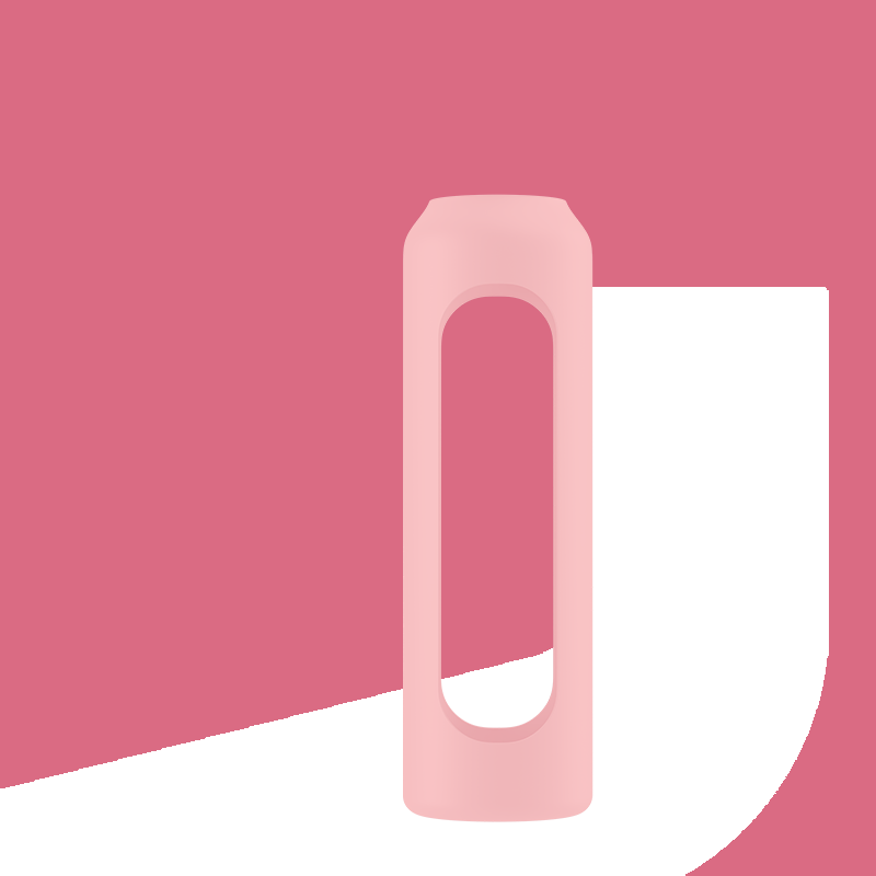 Butelka motywacyjna Wessper B1 BOROSILICATE Pink 500 ml