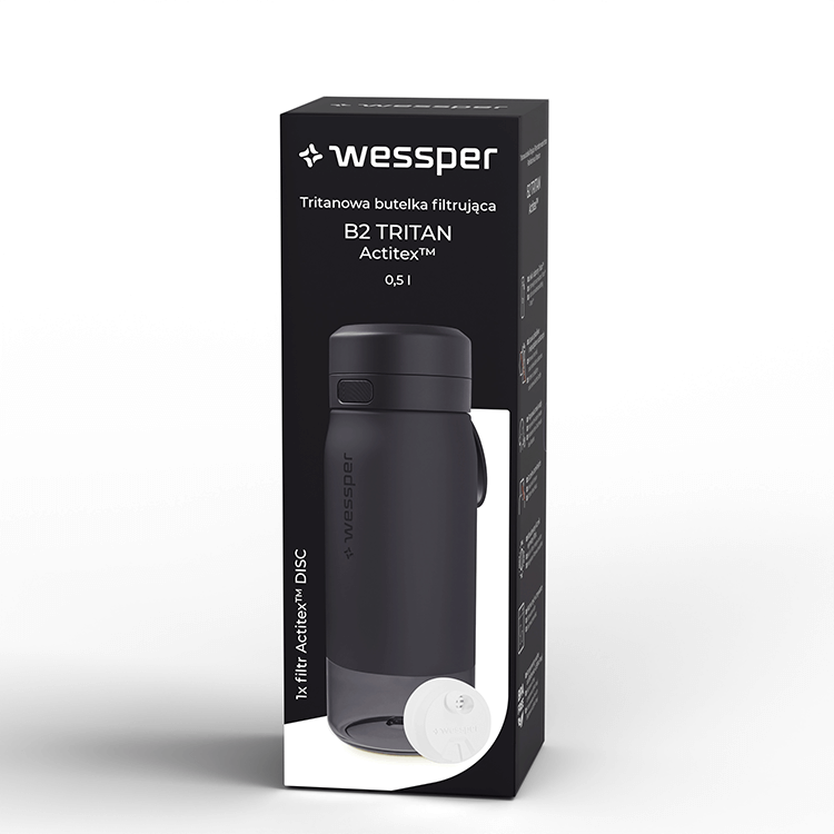 Tritanowa butelka filtrująca Wessper